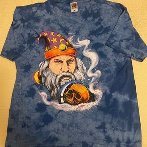TIE-DYE wizard 🧙‍♀️ tee. Size Large , Fruit of the Loom 100% preshrunk cotton